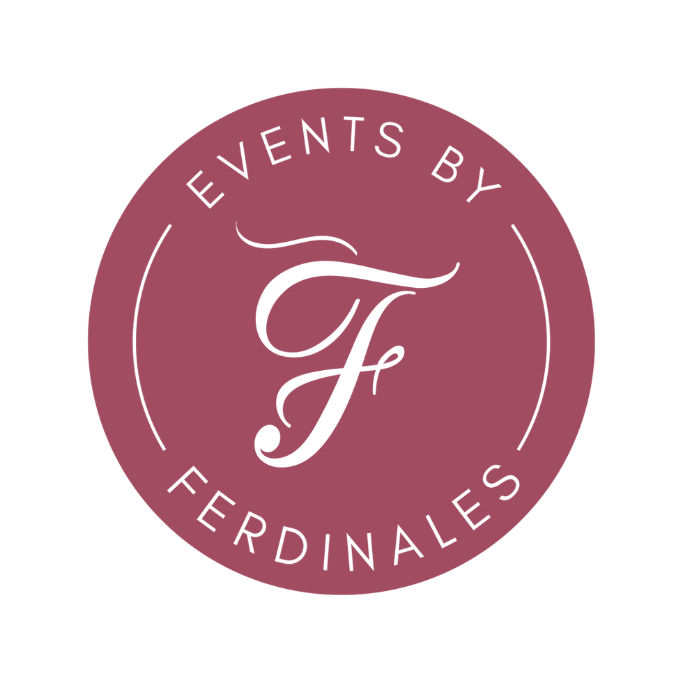 events by ferdinales dark pink logo variant