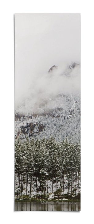 Double Sided Bookmark - Snow Scene/ Robins