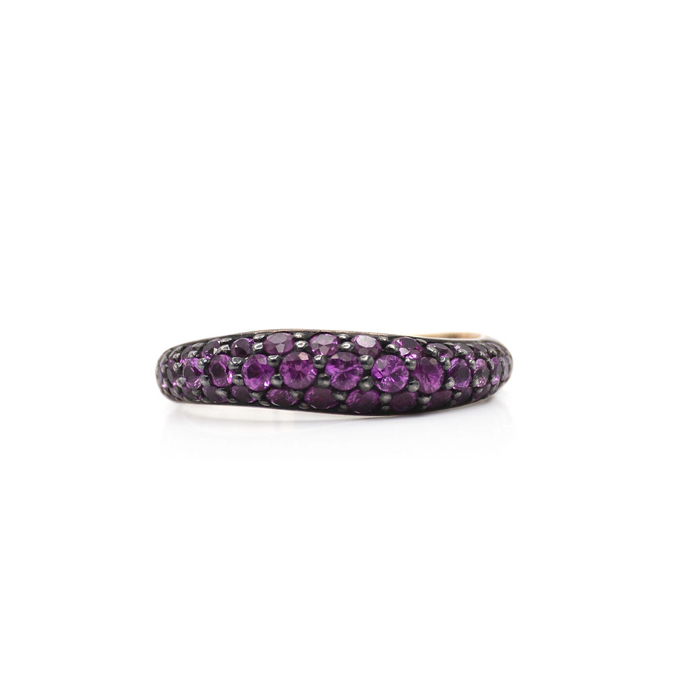 Thumbnail: "S" Ring in Pink Sapphire 