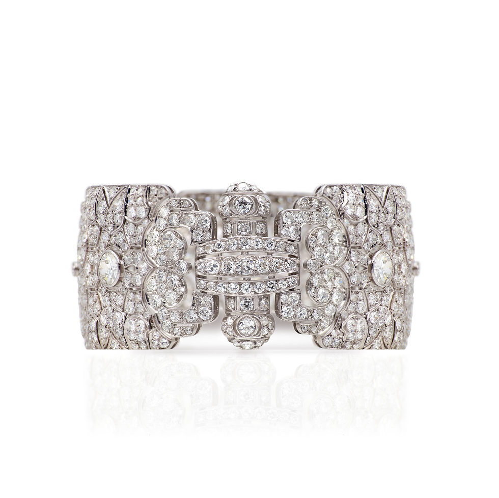 Thumbnail: Art Deco Diamond Bracelet