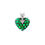 Thumbnail: Heart & Arrow Pendant in Emerald
