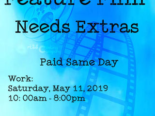 Extras Needed: PAID
