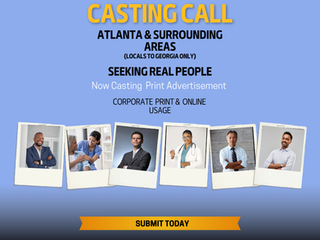NOW CASTING REAL PEOPLE FOR A CORPORATE CAMPAIGN