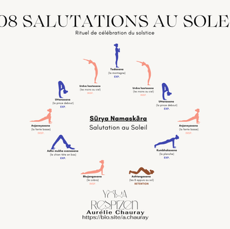 🌞Rituel des 108 Salutations au Soleil🌞Célébrer l’Énergie Sacrée du Soleil, ton voyage intérieur vers l’essentiel