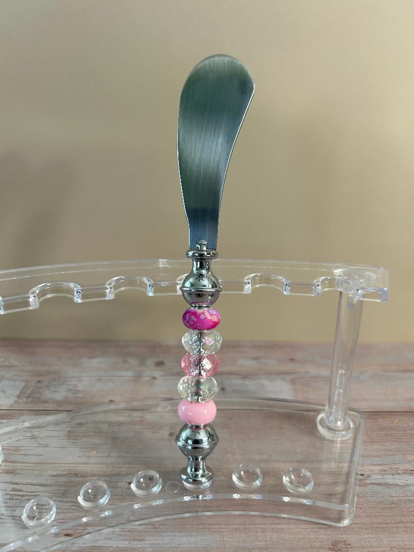 Thumbnail: Stainless Steel HandBeaded Butter Spreaders