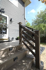 Composite modern stairs