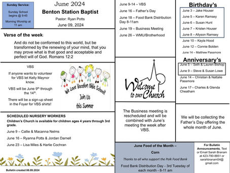 6.09.2024 - Bulletin