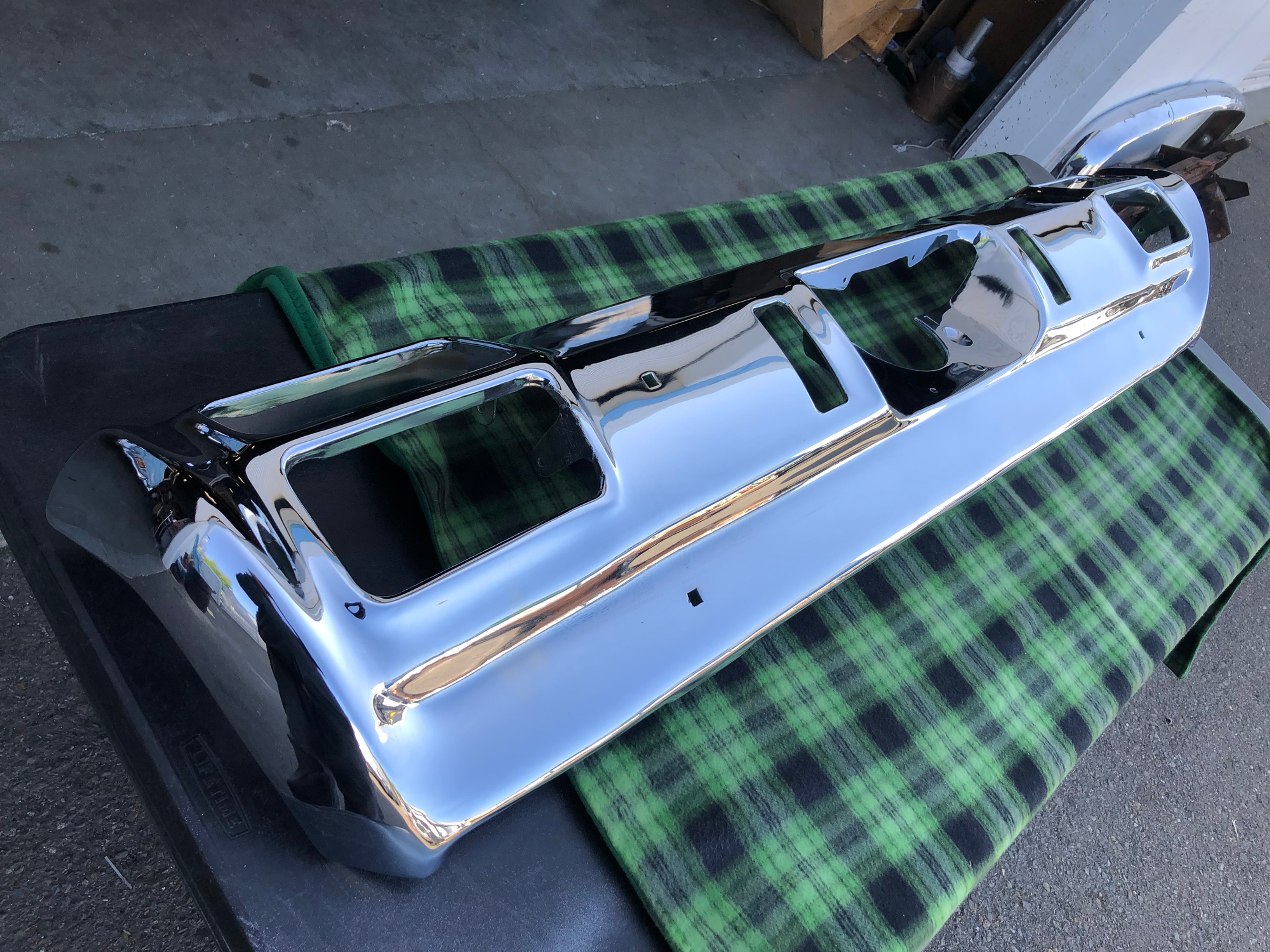 1971-72 olds cutlass rear bumper