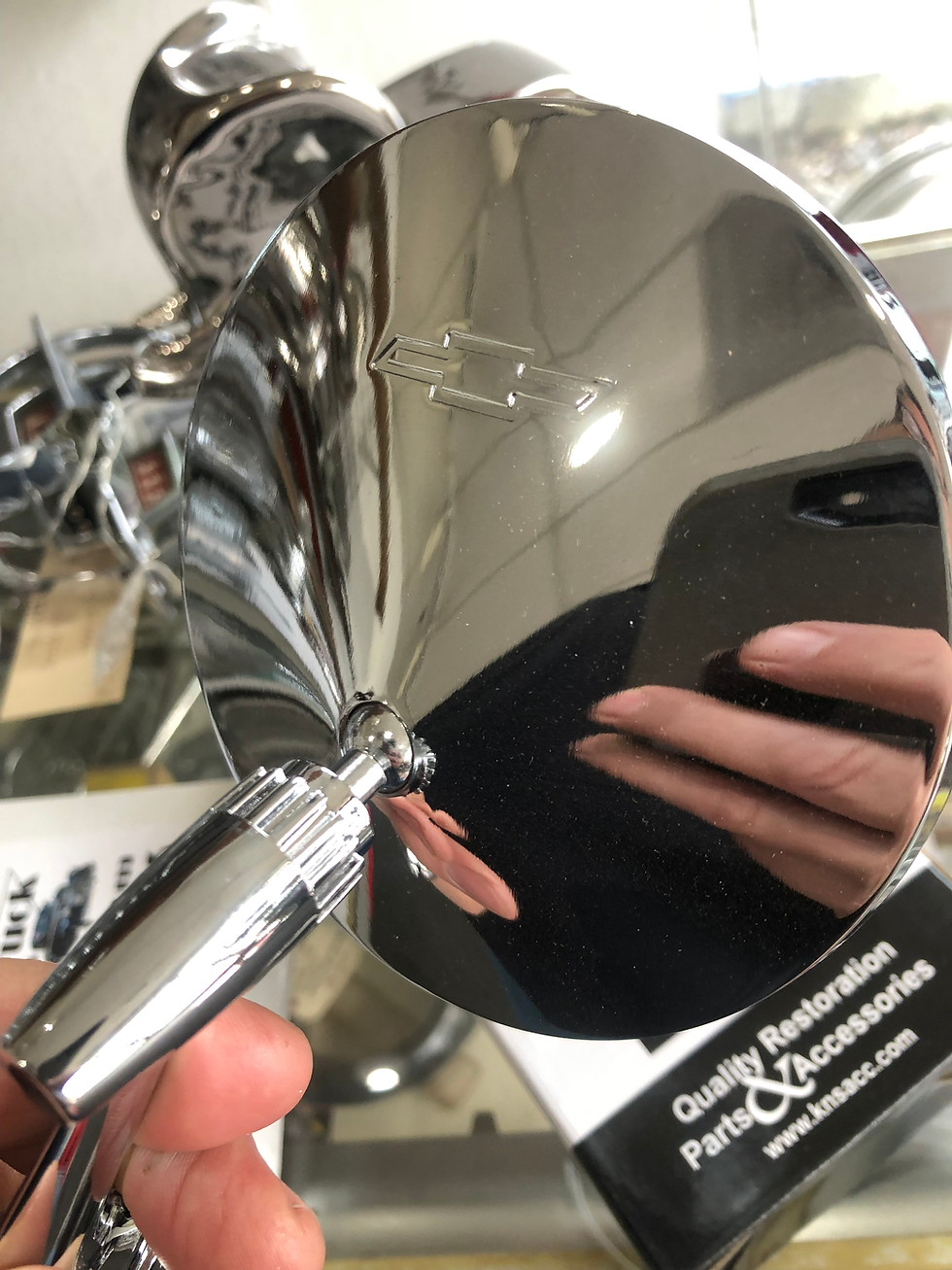 Thumbnail: 1964  impala out side door mirror chrome
