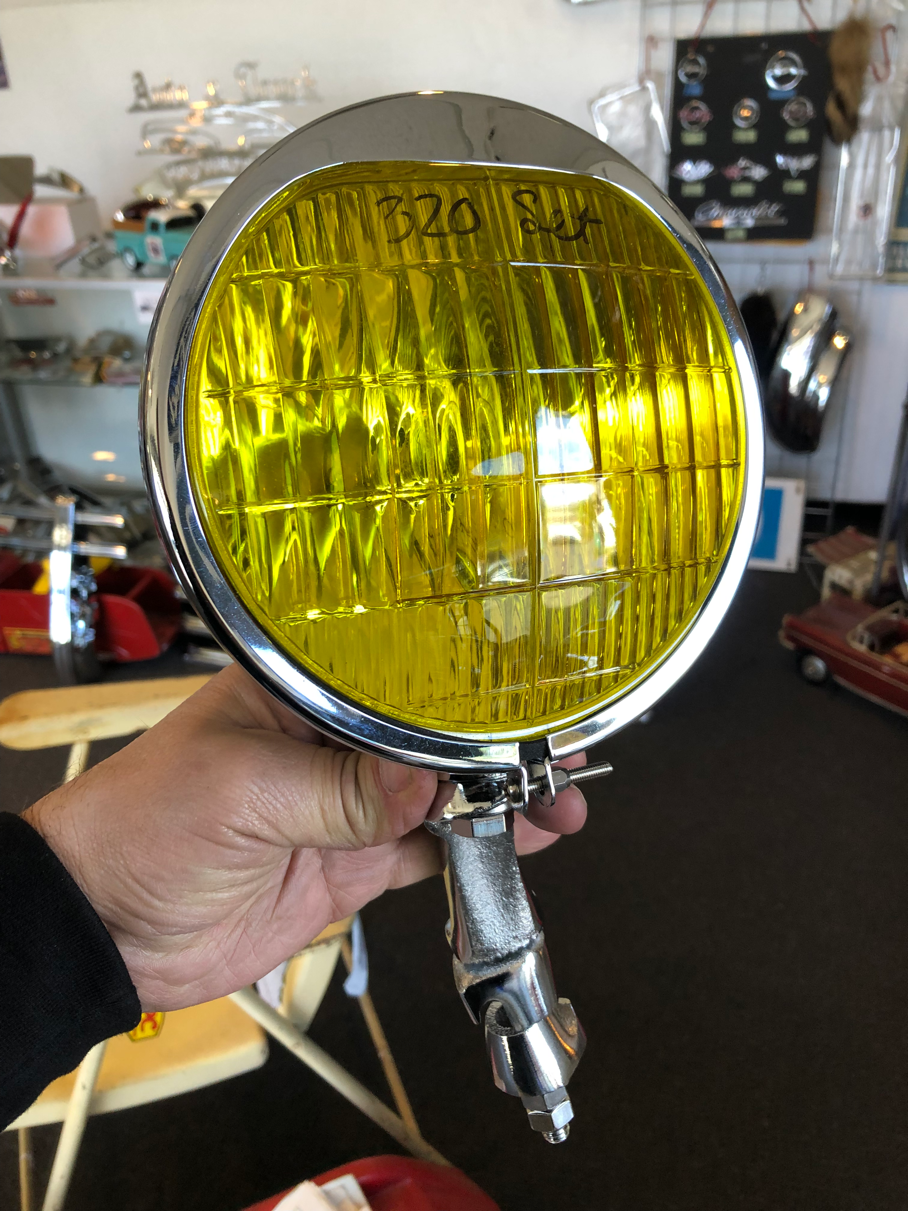 1933-48  CHEVY FORD DODGE ALL CAR VINTAGE FOG LIGHT