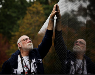 "Memorial Day and every day: Vietnam veterans' bitterness, sadness flow at The Wall" P