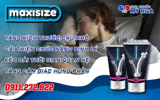 Công dụng của gel bôi Maxisize