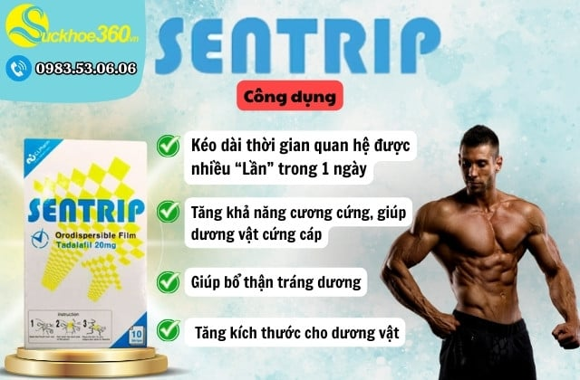 Công dụng của Tem Ngậm Sentrip