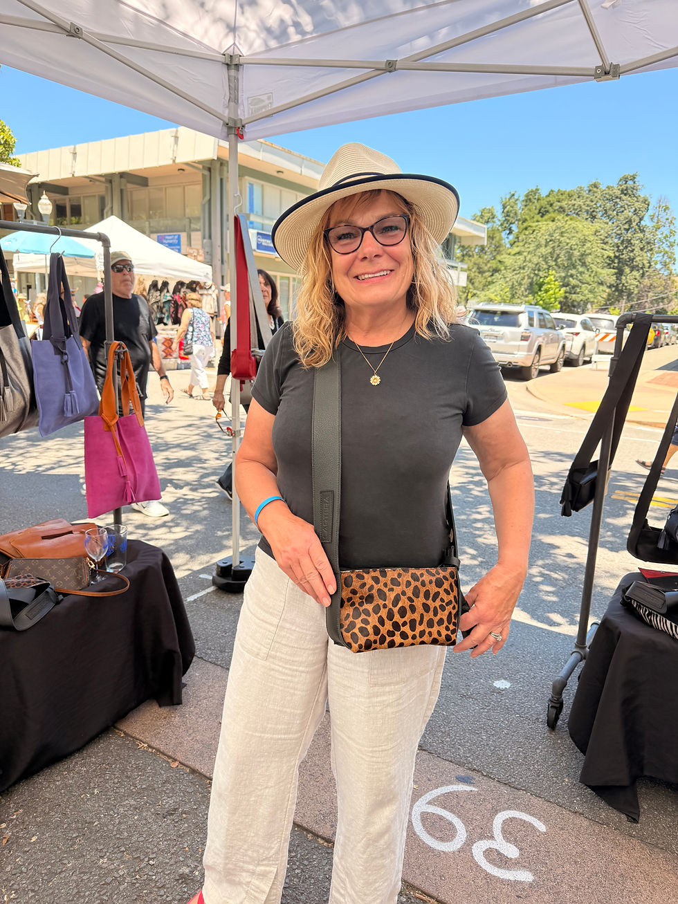 Thumbnail: The Box Bag — Hair-on-Hide Leopard Leather Crossbody (light print))