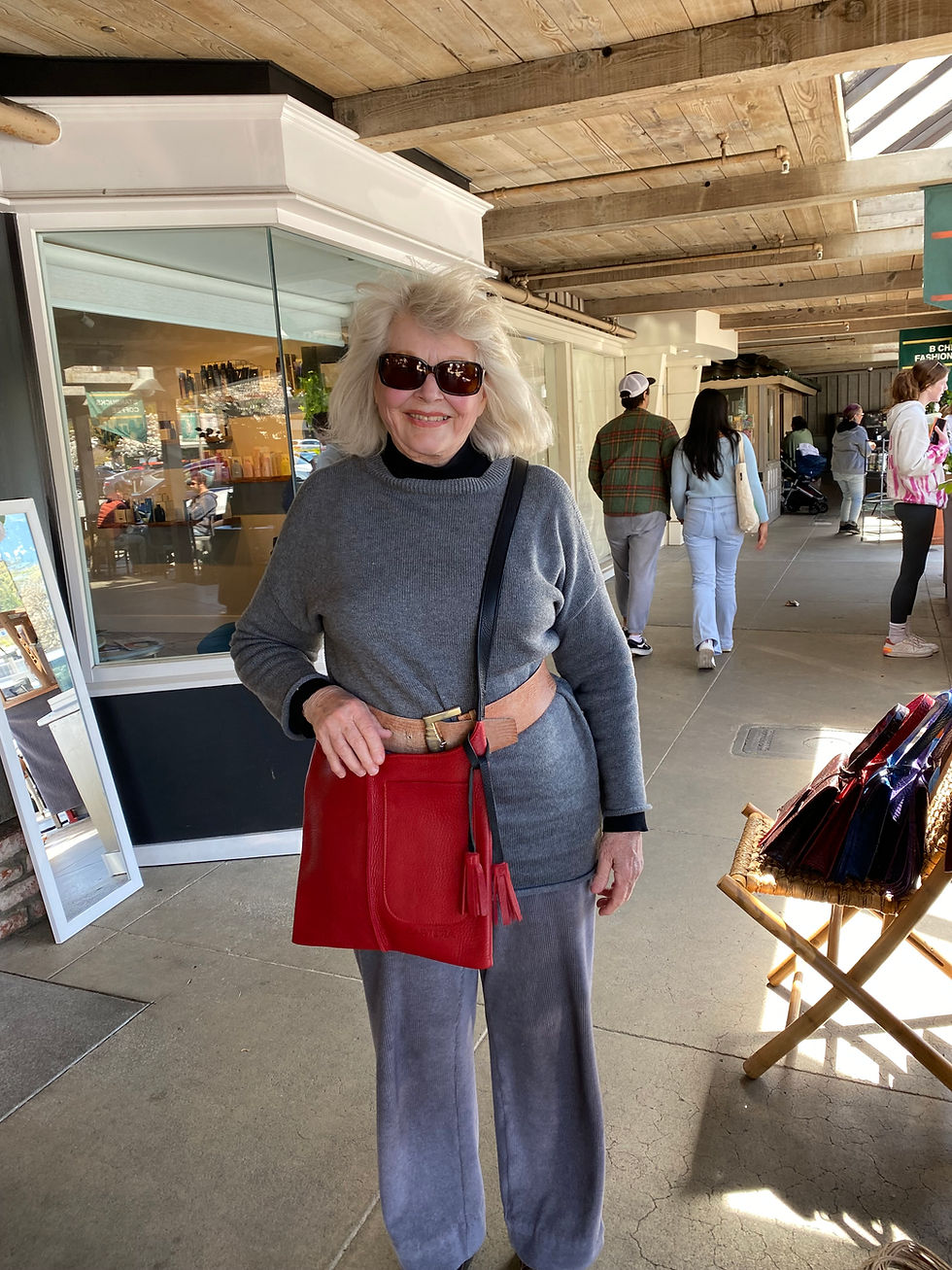 Thumbnail: The Julia — Red Leather Crossbody Bag