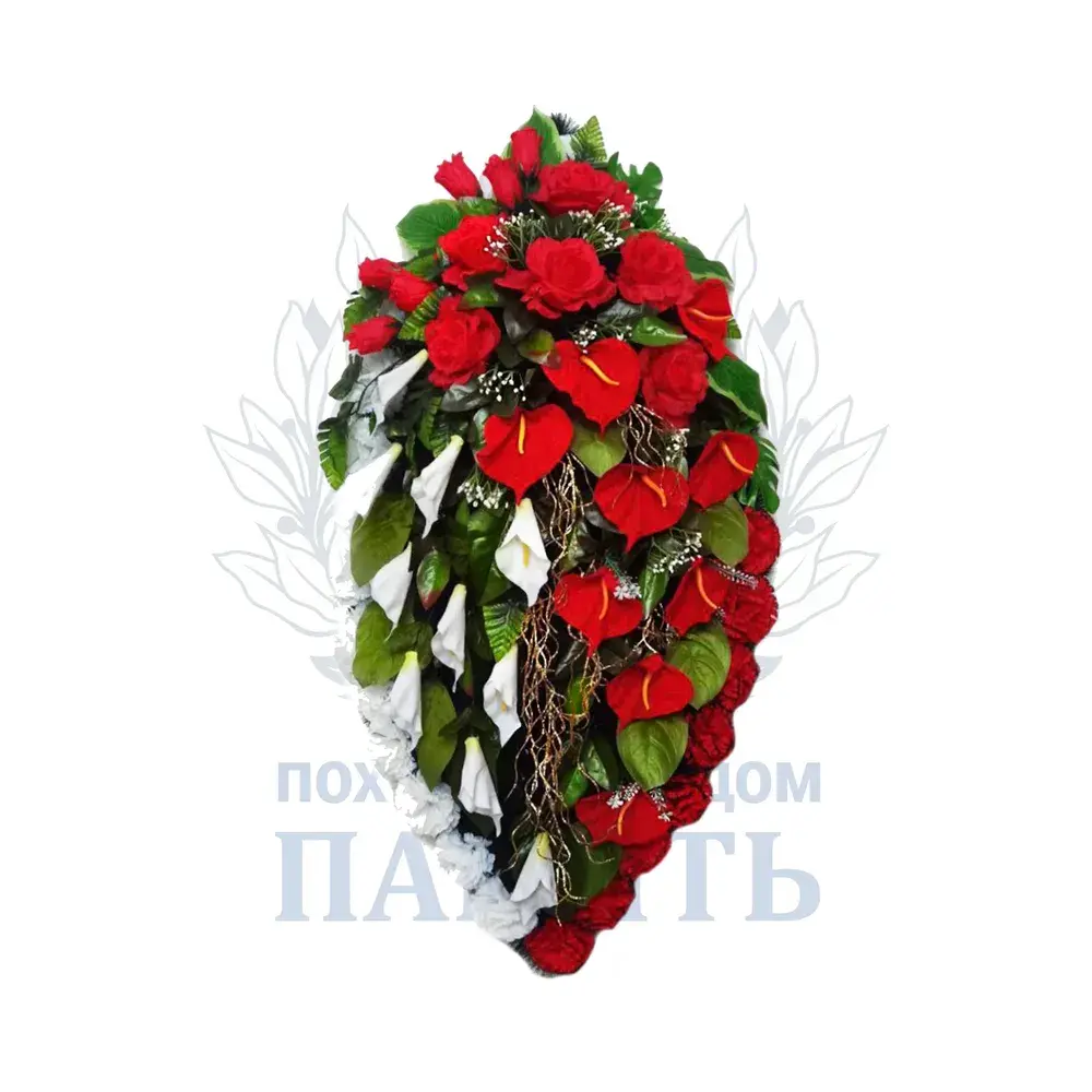 Венок ритуальный в110эл-36
