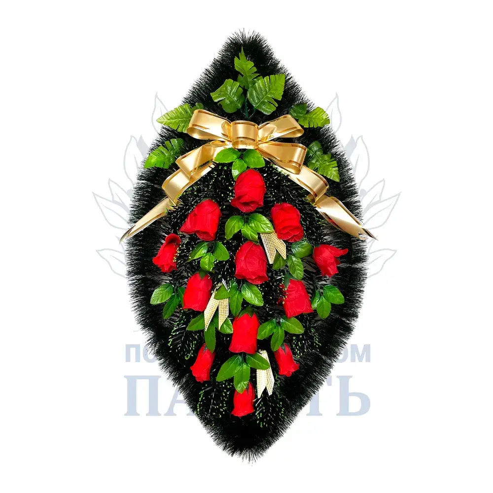 Венок ритуальный в90-36