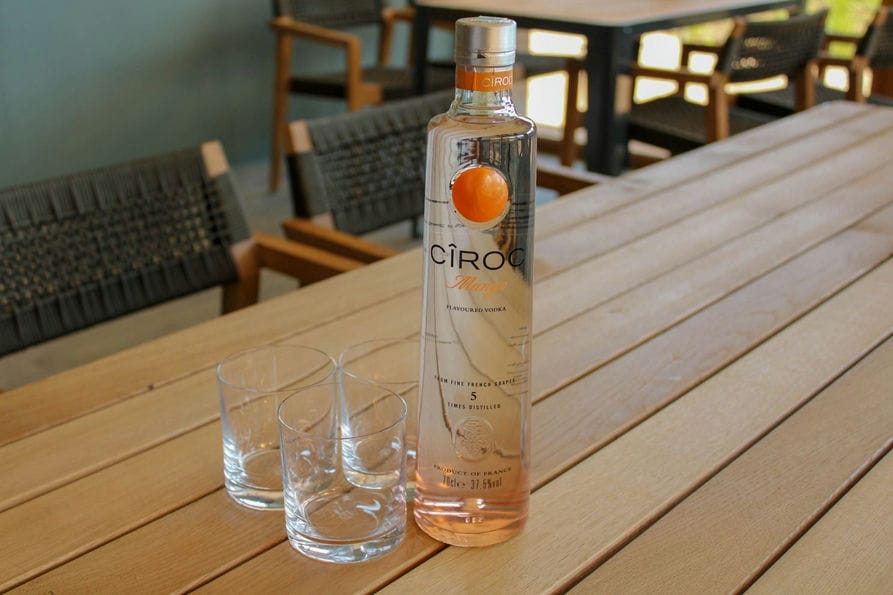 Arranged Food and Objects