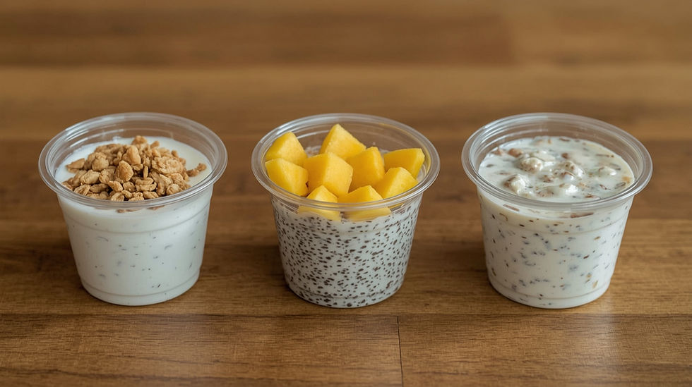 Arranged Food and Objects