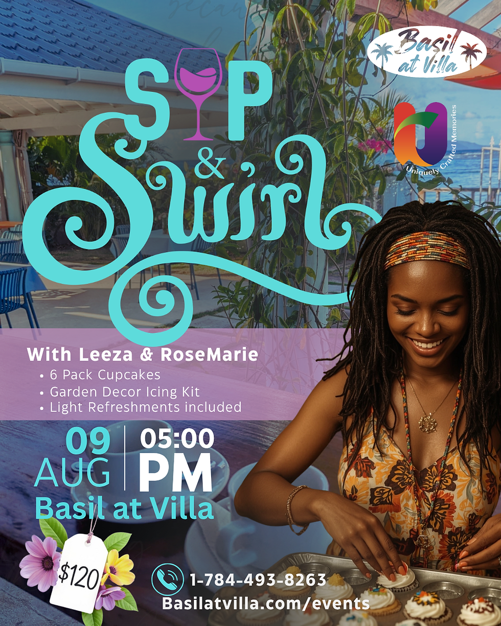 Sip & Swirl Garden cocktail