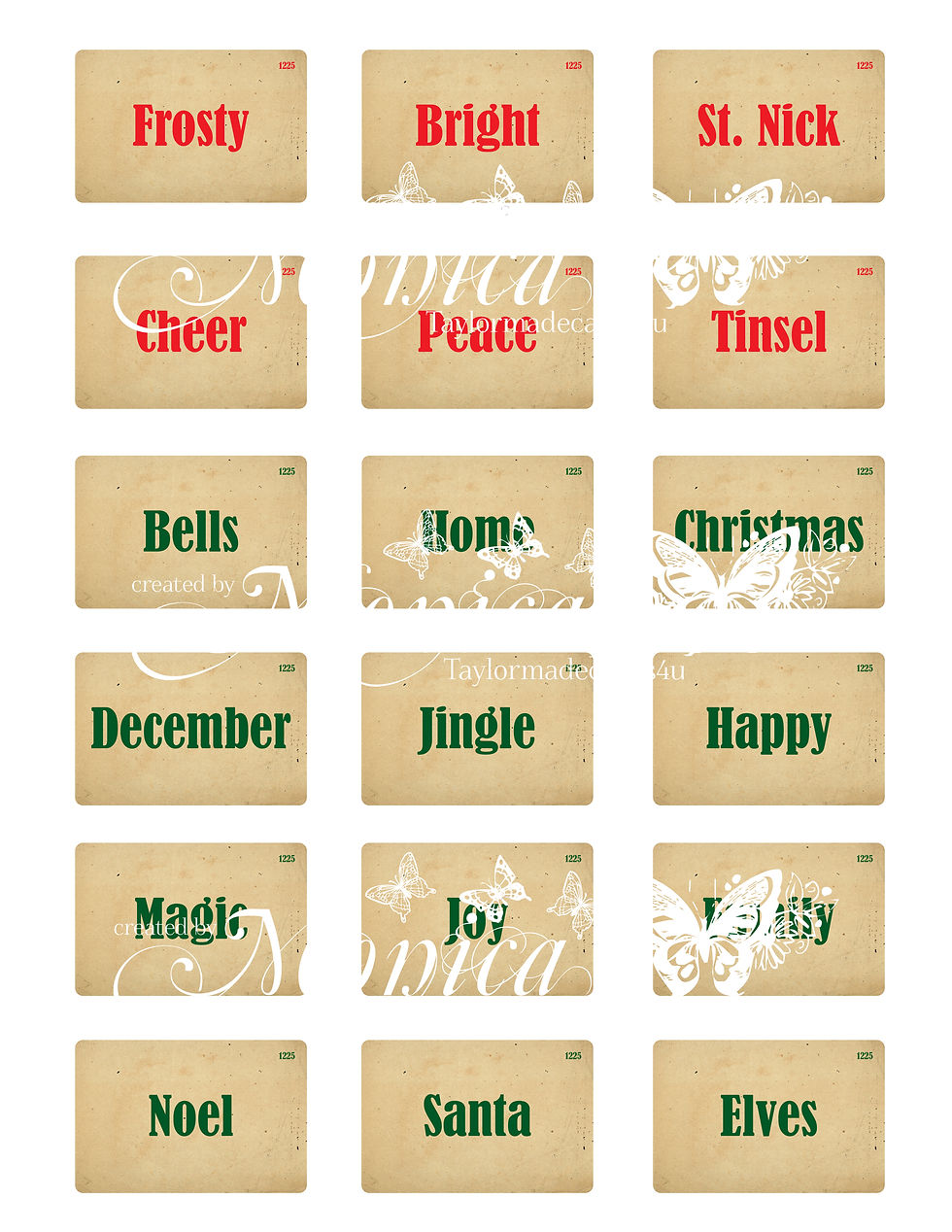 Thumbnail: Christmas Flash Cards