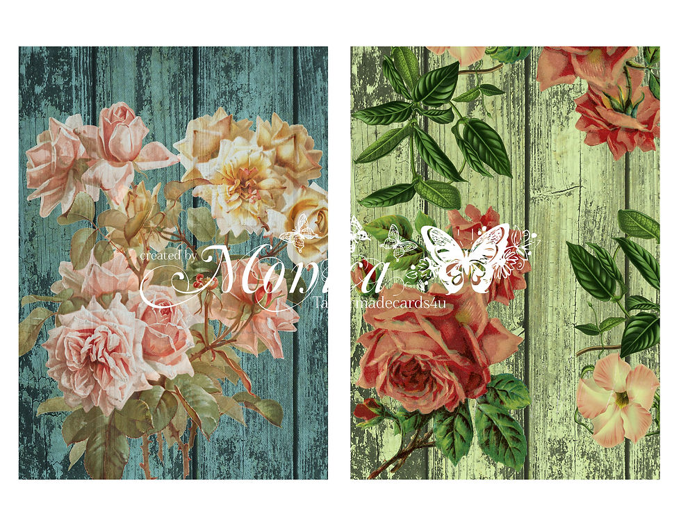 Thumbnail: Textured Florals - Paper pack