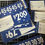 Thumbnail: VTG RARE CARDBOARD BLUE AND WHITE PRICE TAGS UNUSED