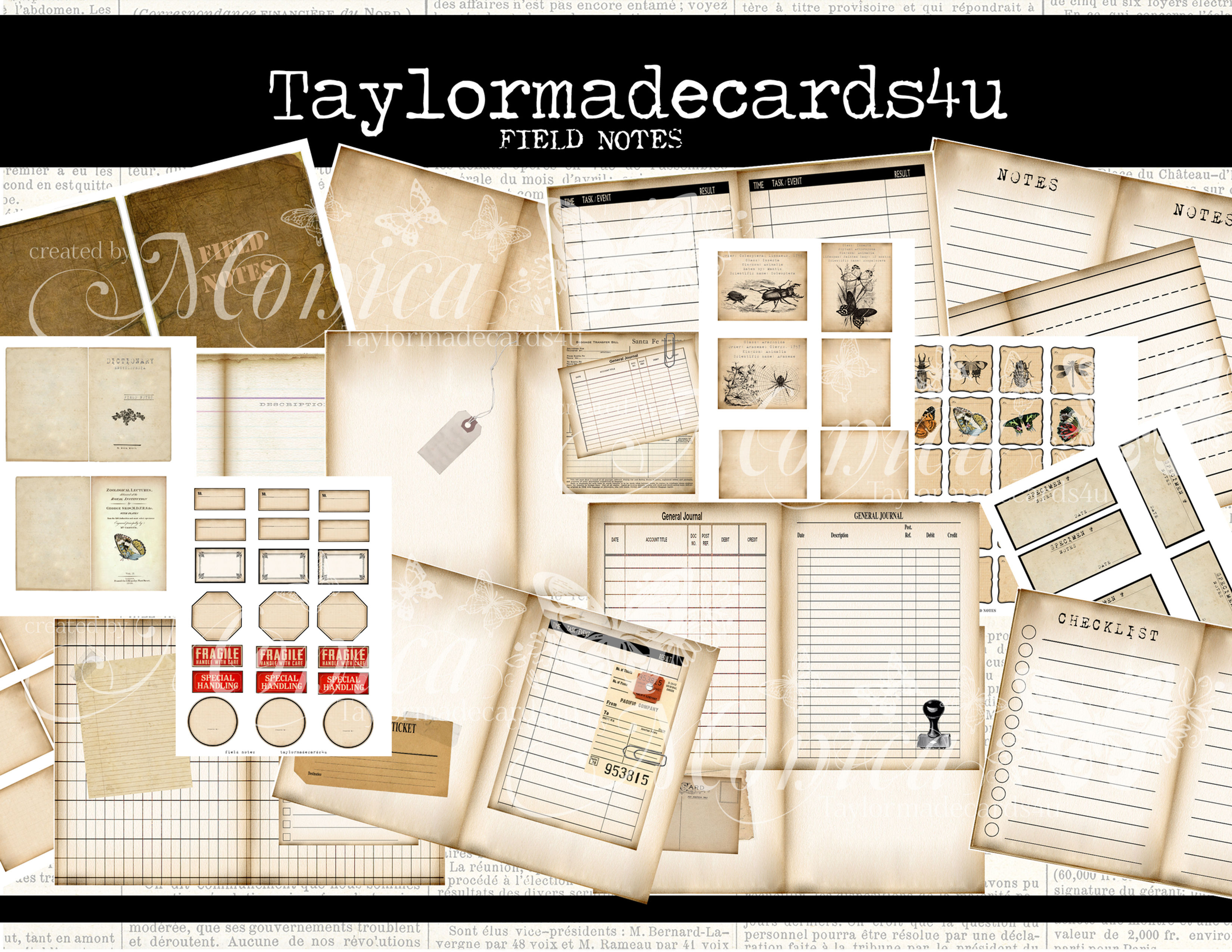 Field Notes Journal Digital Kit