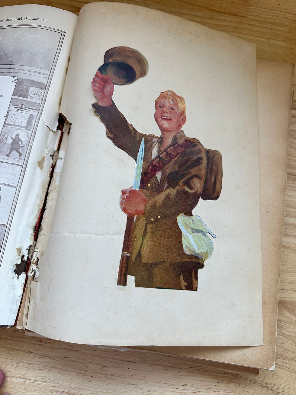 Thumbnail: The Boy's Own London magazine collection from 1915 7 magazines in hardcover