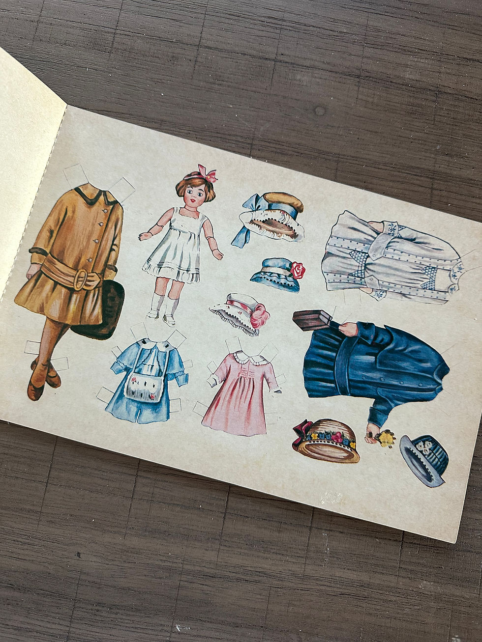 Thumbnail: Reproductions of the Original Dilly Dollies Paper Cut-Out Dolls and Costumes