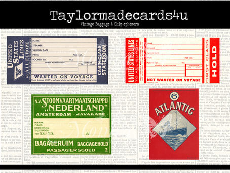 Vintage Baggage Claim Tags