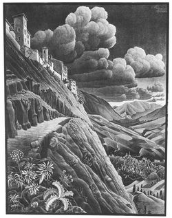 M.C Escher, Castrovalva, 1930