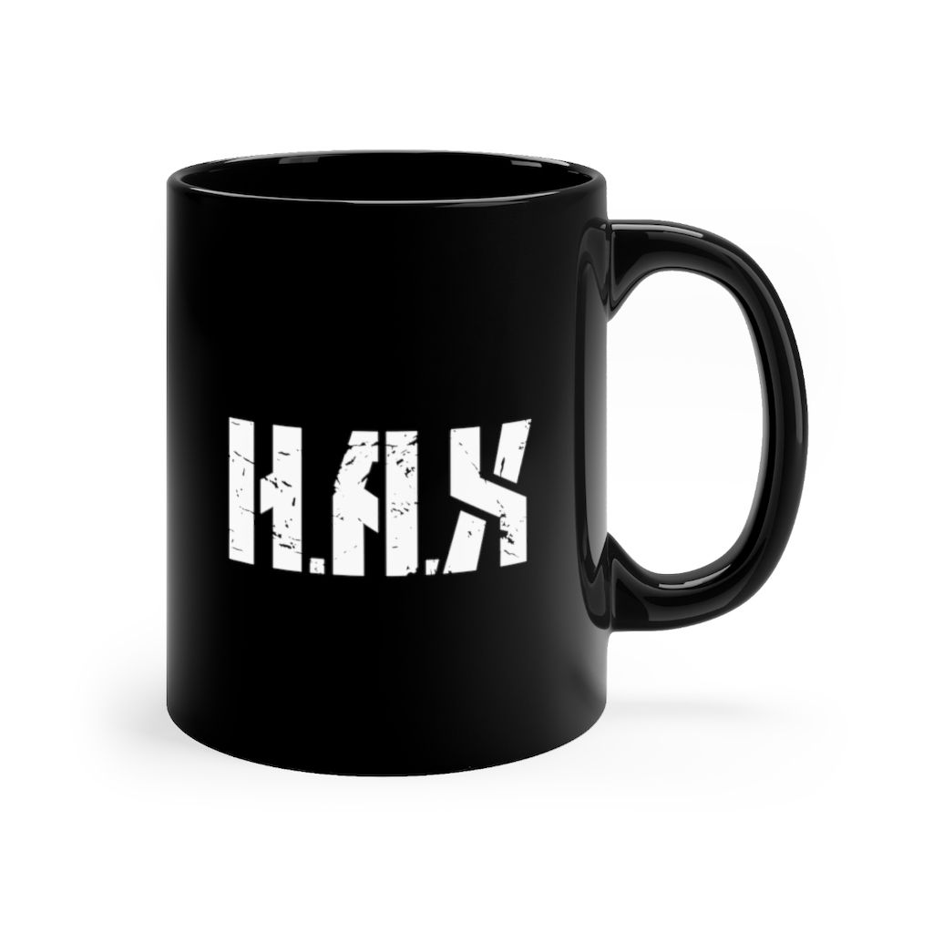 HAX Black mug 11oz