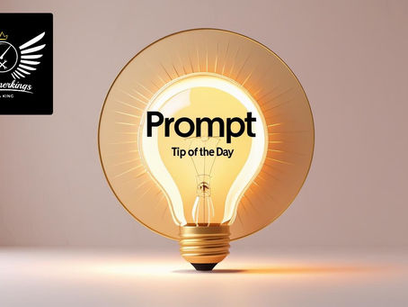 Dark background with geometric patterns, text reads "Mastering AI Prompts: A Proven Framework That Works." Logos of TCK AI and thecornerkings.