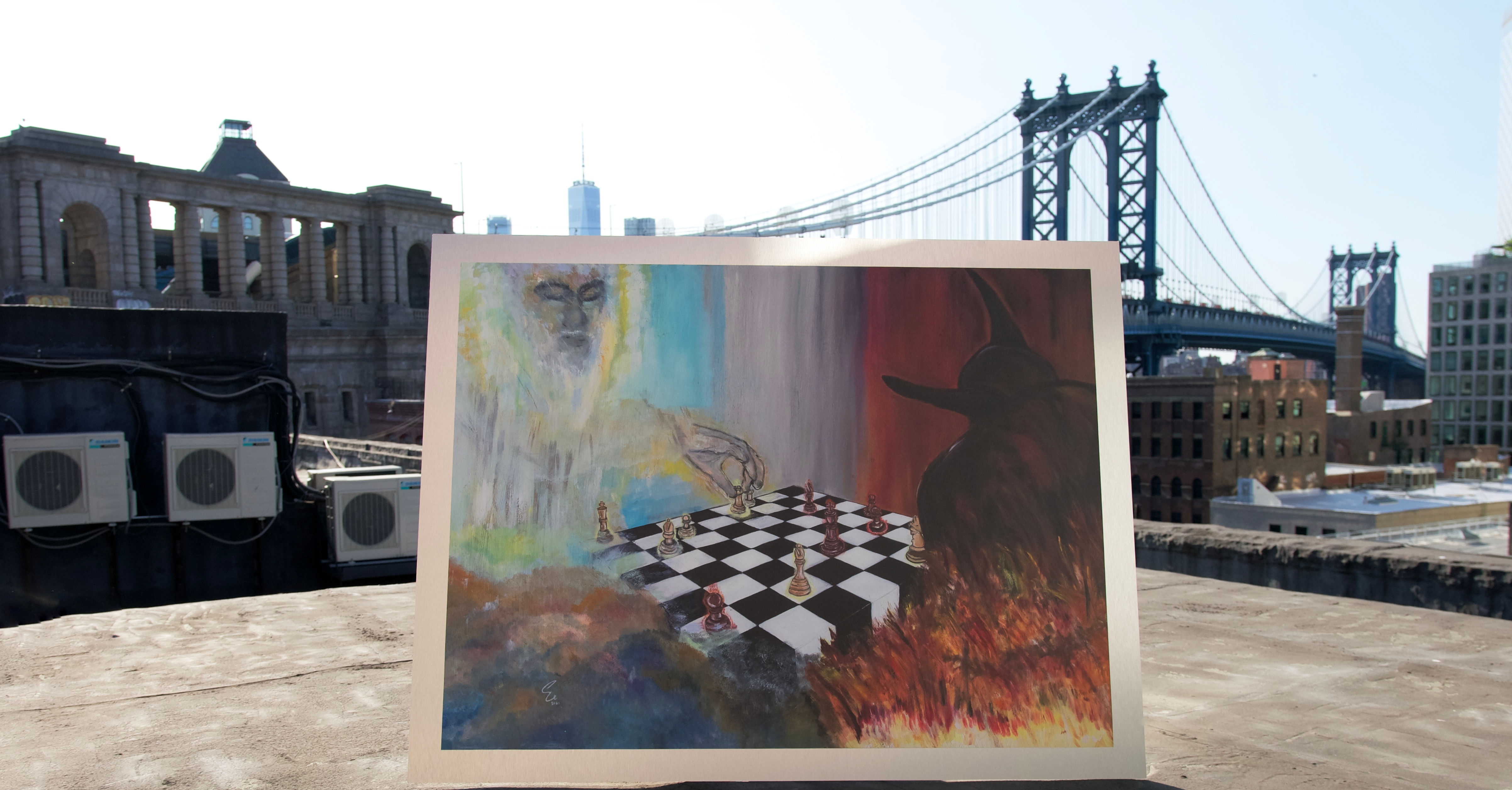 "The Game Of Life" Limited Edition Brushed Dibond Aluminum Metal Print