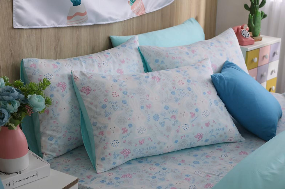 縮圖：純棉寢具60支純棉-300織新疆棉-床包四件組、枕套、被套