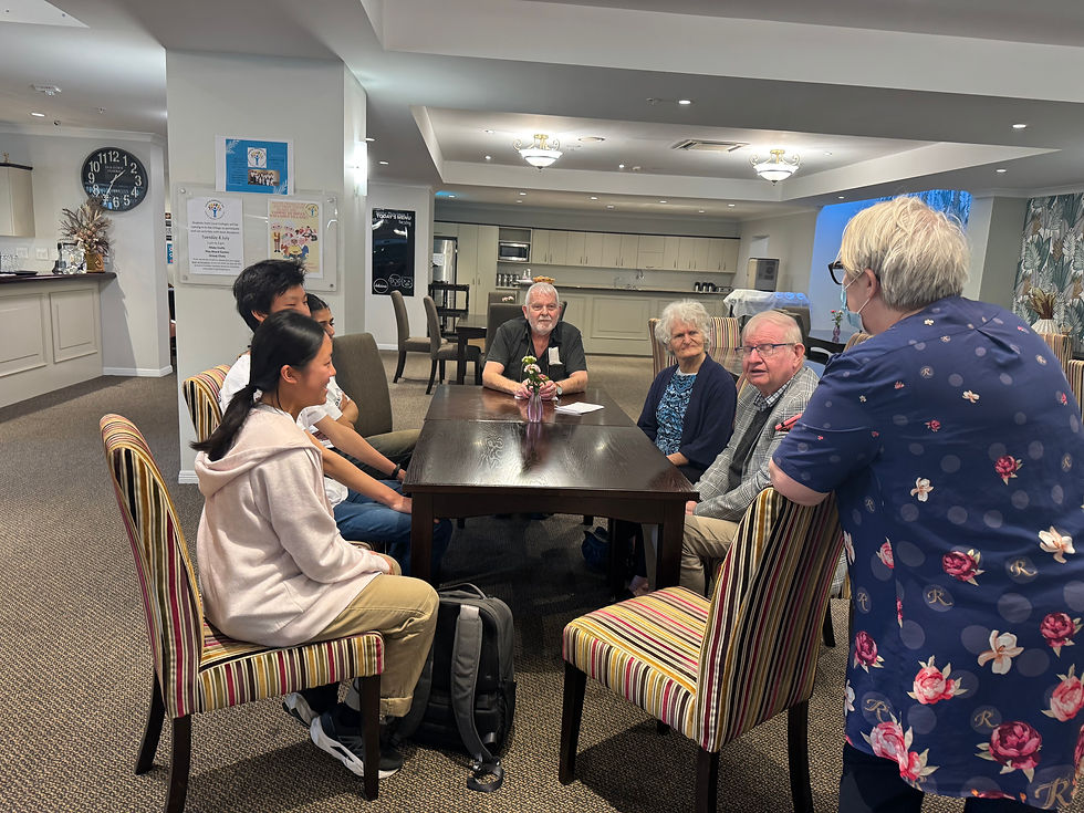 There was also a table for general chat, it was great to see conversation flowing between the generations