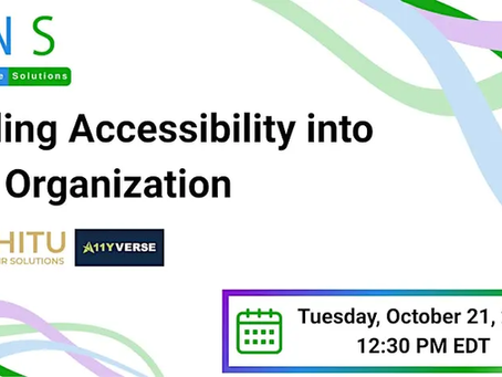 Building Accessibility into Your Organization 2025