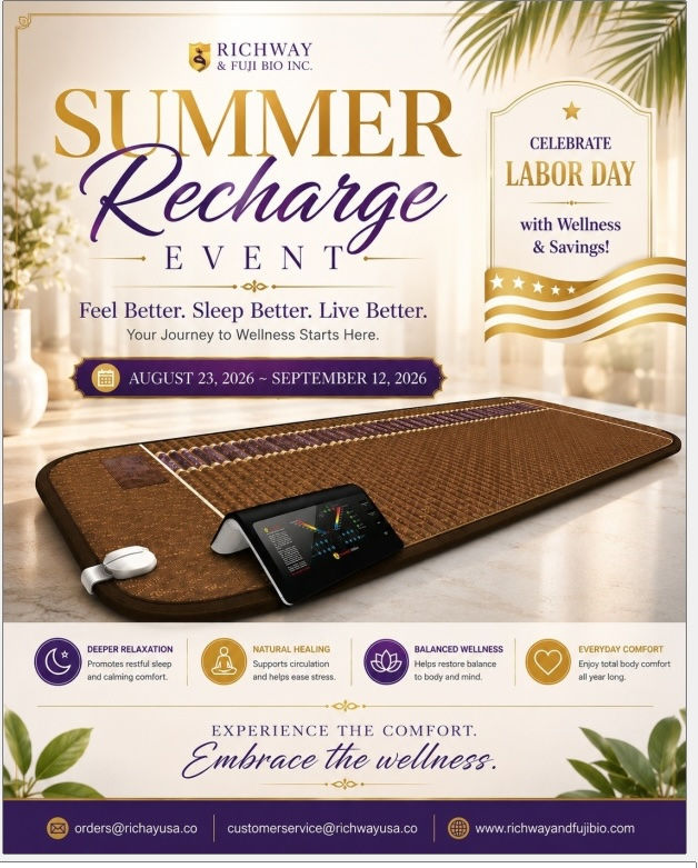 BioMat Summer Sale. Save money on all BioMat sizes and accessories. Richway BioMat Sale on now. Create your own bio mat therapy at home.