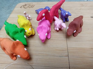 Clay Dinosaurs