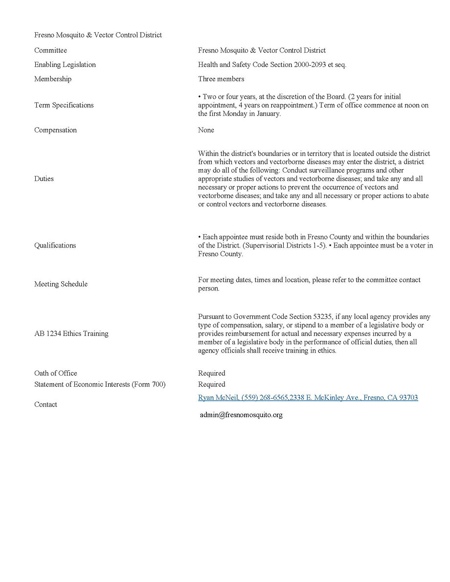 Election/ Appointment Procedure & Deadlines