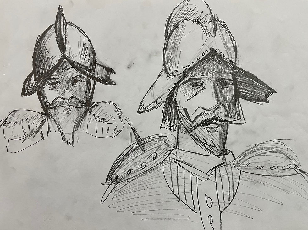 Miniatura: DOM QUIXOTE (90 cm x 70 cm)