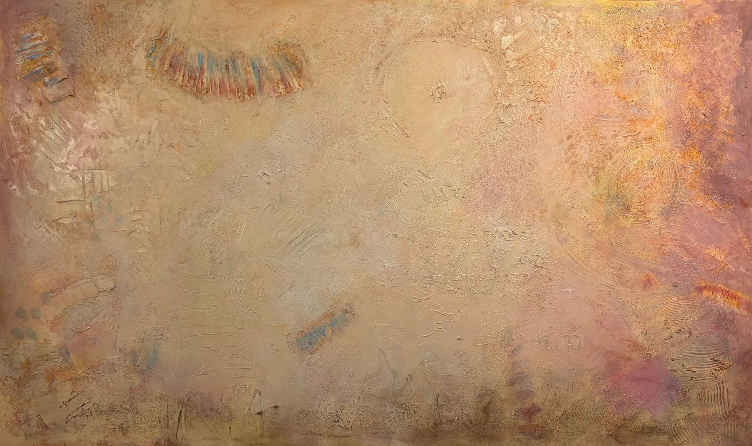 Entre o Toque e o Silêncio (150 cm x 90 cm)