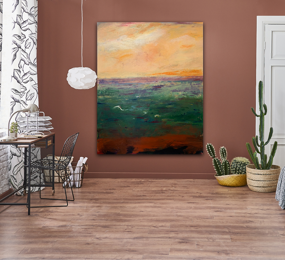 Miniatura: PAISAGEM ABSTRATA (150 cm x 120 cm)