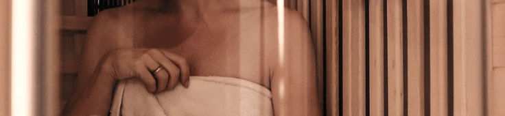 Infrared Sauna Session at Amaïa Spa in Bedford and Tantallon Nova Scotia.

