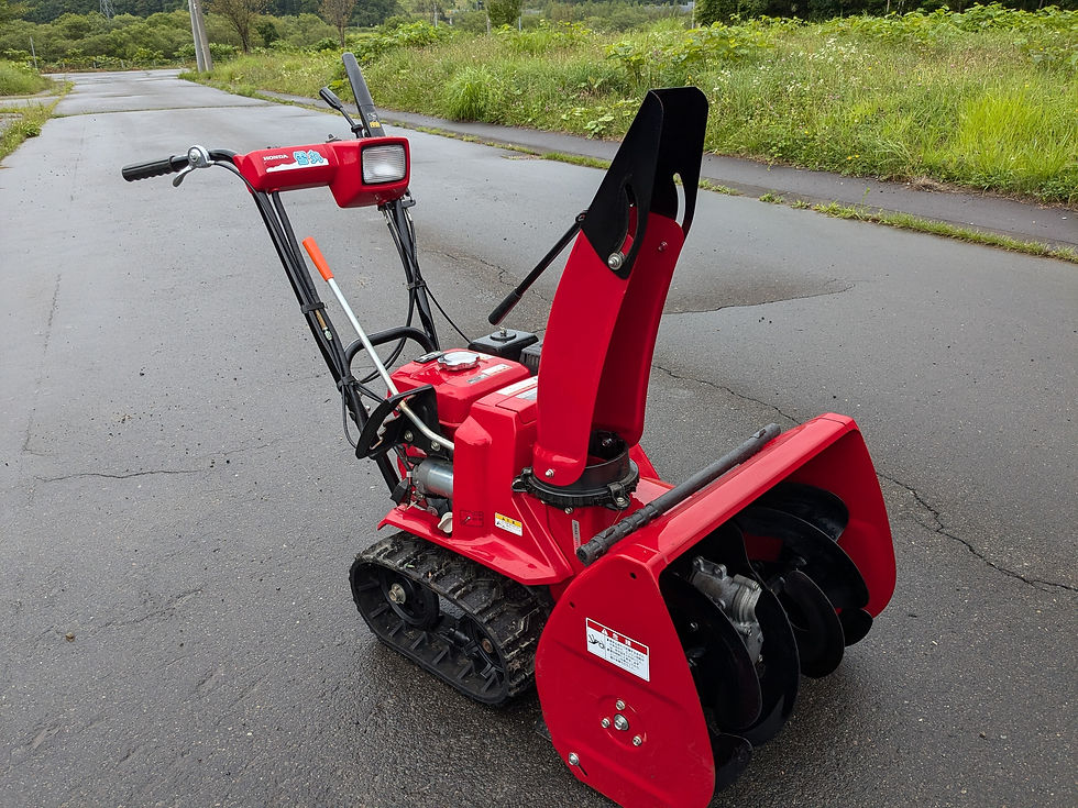 ホンダ　除雪機　HSS655Cを旭川市へ販売