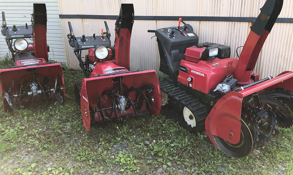 粗悪な中古除雪機にご注意ください!!