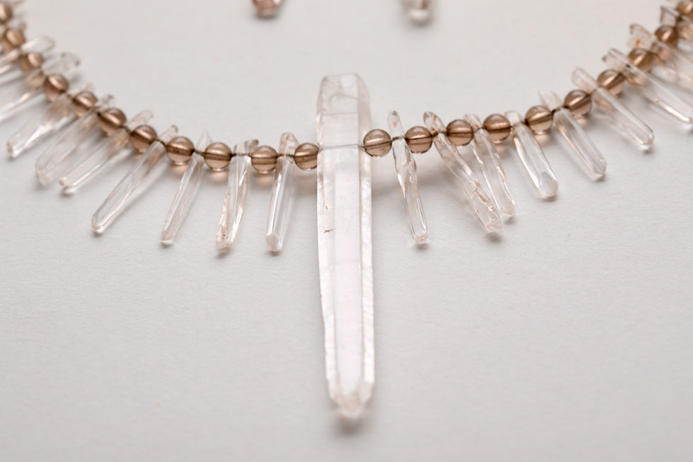 Clear and Smoky Quartz