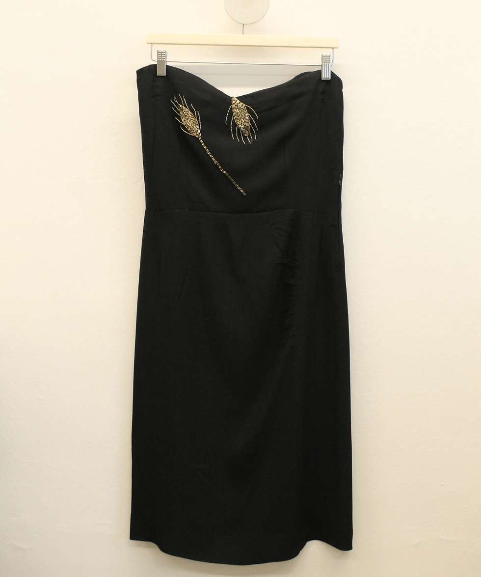 Thumbnail: Vintage Handmade Flower Strap Dress  - (EU40-42)