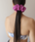 Vintage Silk Scrunchie Reworked in Purple - Hazel Rey Vintage (2).png